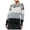 Blue, variant on Sweatshirts Women Shirts Leopard Print Color Block Knit Sweater for Women Casual Pullover Top Layering Sweater Crewneck Long Sleeve Tops Blue M