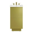 thumbnail image 4 of Modway Quantum 18" Bathroom Vanity in White Gold, 4 of 11