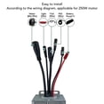 thumbnail image 3 of Controlador De Motor De Bicicleta Eléctrica, Controlador De Velocidad 15A Conector Impermeable Disipación De Calor Con Cable De Luz Para Motor De 250W, 3 of 7