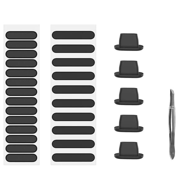 Phone Anti Dust Adhesive Covers Included Type-C Dust Plug and Tweezer for Phone 16 15 14
