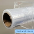 thumbnail image 6 of OnDisplay Luxe Acrylic 2-in-1 Customizable Plastic Wrap/Wax Paper/Aluminum Foil Dispenser for Drawer or Wall Mountable (Clear 2-in-1), 6 of 7