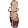 thumbnail image 5 of Journee Womens Gretchenn Multi Strap Square Toe Mary Jane Flats, 5 of 9