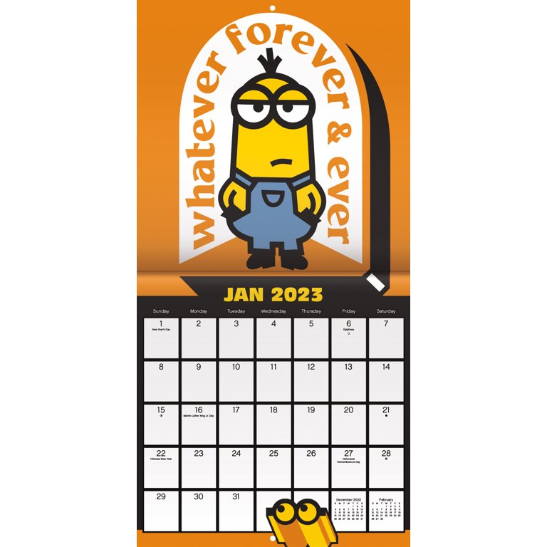 Trends International 2023 Minions: The Rise of Gru Wall Calendar & Magnetic  Frame - Walmart.com