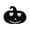 Black, variant on Halloween Pumpkin Decorations Soft Cushion Faux Pumpkin Table Centerpiece Fall Harvest Decorations for Home Fireplace Party (6x6x3.5 Inch)