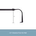 thumbnail image 5 of (2 pack) Kenney® Superior Hold Premium Curtain Rod, 28-48", Espresso, 5 of 9