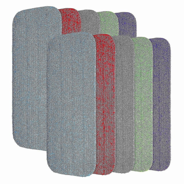 Almohadillas de limpieza de microfibra para fregona, repuesto de tela lavable para fregonas y Revea, 10 Uds.