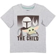 thumbnail image 6 of Star Wars The Mandalorian Little Boys' 3-Pack Short Sleeve T-Shirts Mint Grey Royal Blue, 6 of 6