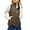 Brown, variant on Rufenpurify Puffer Vest Women Sleeveless Zip Up Outerwear Stand Collar Sleeveless Padded Down Jackets with Pockets