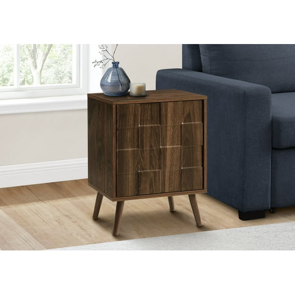 Dining Tables Accent Table, End, Side Table, Small, Storage, Lamp, Walnut Laminate, Modern,Coffee Tables