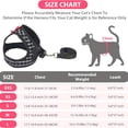 thumbnail image 2 of Dog Cat Harness And Leash 5FT Soft Mesh Breathable Walking Escape Proof For Small Medium Cat Vest, 2 of 4