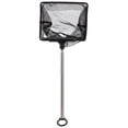 thumbnail image 1 of SHISUYAN Mesh Fish Tank Net with Long Handle Telescopic Fine Mesh Fishnet with Extendable 27.5-50.5cm Long Handle for Aquarium Lakes Ponds Fish Tank (8x10cm), 1 of 4