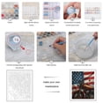 thumbnail image 3 of Paint By Numbers Kit for Adults Beginner - DIY Vintage Motorcycle American Flag Canvas Painting Kits for Adults, Frameless Paint By Number for Adults for Home Wall Decor 16x20 Inch, 3 of 7