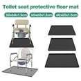 thumbnail image 5 of Bedside Commodes Mat,Bedside Portable Toilet Silicone Mat with Raised Edge, 5 of 6