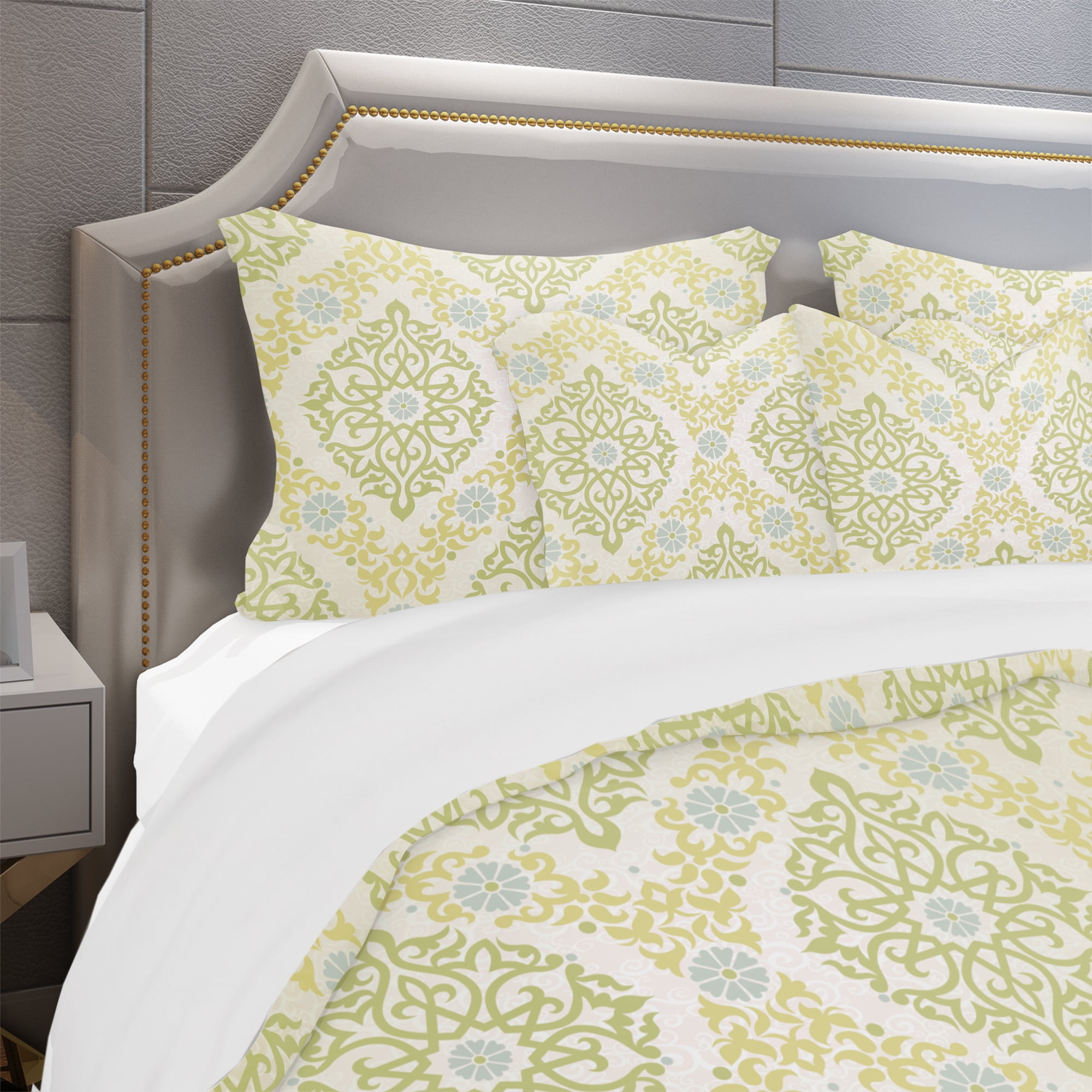 Designart 'Pattern in Eastern Style' Mid-Century Modern Duvet Cover Set
