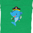thumbnail image 4 of Inktastic Pirate Shark, Cute Shark, Little Shark, Blue Shark Boys or Girls Baby Bodysuit, 4 of 5