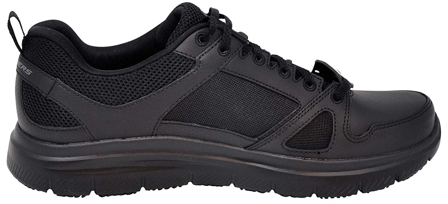 Skechers Flex Advantage SR Mens Size 8E Black Slip Resistant Work Slip-On Shoes Amazon.com: Skechers Men main image 2
