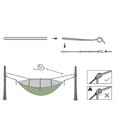 thumbnail image 3 of Hamaca mosquitera colgar la cama de viaje camping tienda colgante hamaca columpio (verde del ejército) Afortunado Sencillez, 3 of 5