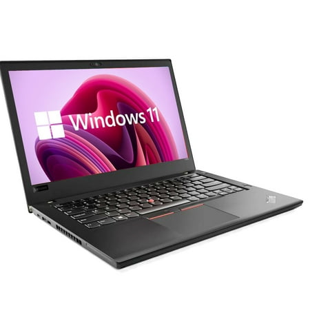Lenovo 14" Laptop PC ThinkPad T480 Core i5 Processor 8GB Memory 256GB SSD Webcam Wi-Fi HDMI - Windows 11 Notebook Computer (Refurbished)