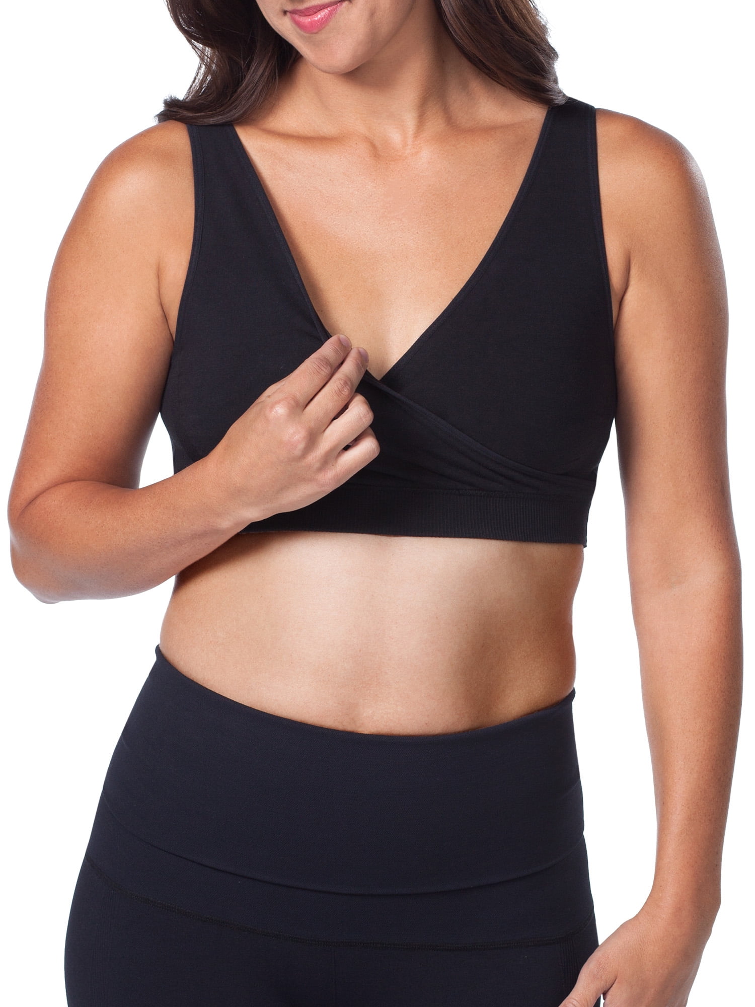 Seamless Crossover Nursing Sleep Bra, Style L3013 - Walmart.com
