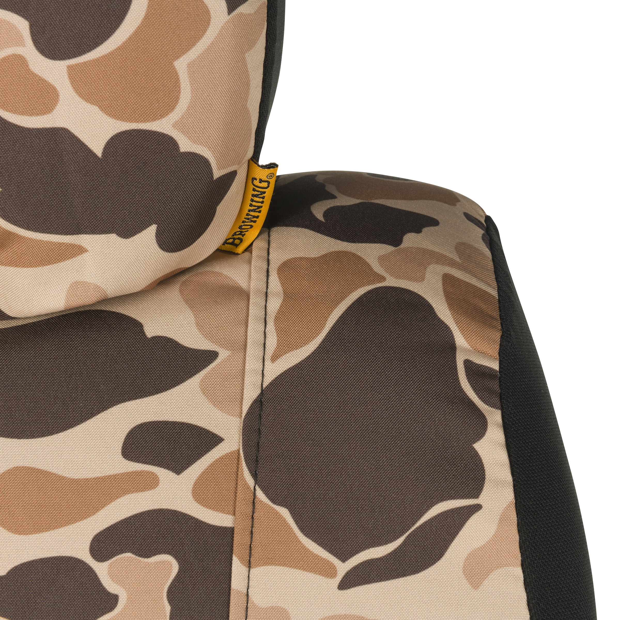 Browning Universal Low Back, Water and Dirt Resistant Car, Truck, and SUV Seat Covers, Arms Co. (Tan Duck Camo)