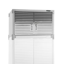 Seville Classics UltraHD® Stacking Top Steel Body Lockable Storage Cabinet Organizer Shelving Unit, 30" W x 18" D x 18.5" H, Granite