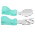 thumbnail image 4 of Stainless Steel Baby Fork and Spoon Set Baby Training Utensils Self Feeding Toddler Utensil Set, 4 of 8