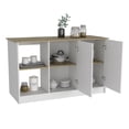 thumbnail image 2 of Newboti Furniture Kitchen Island Padua, Kitchen, White / Light Oak 41591, 2 of 8