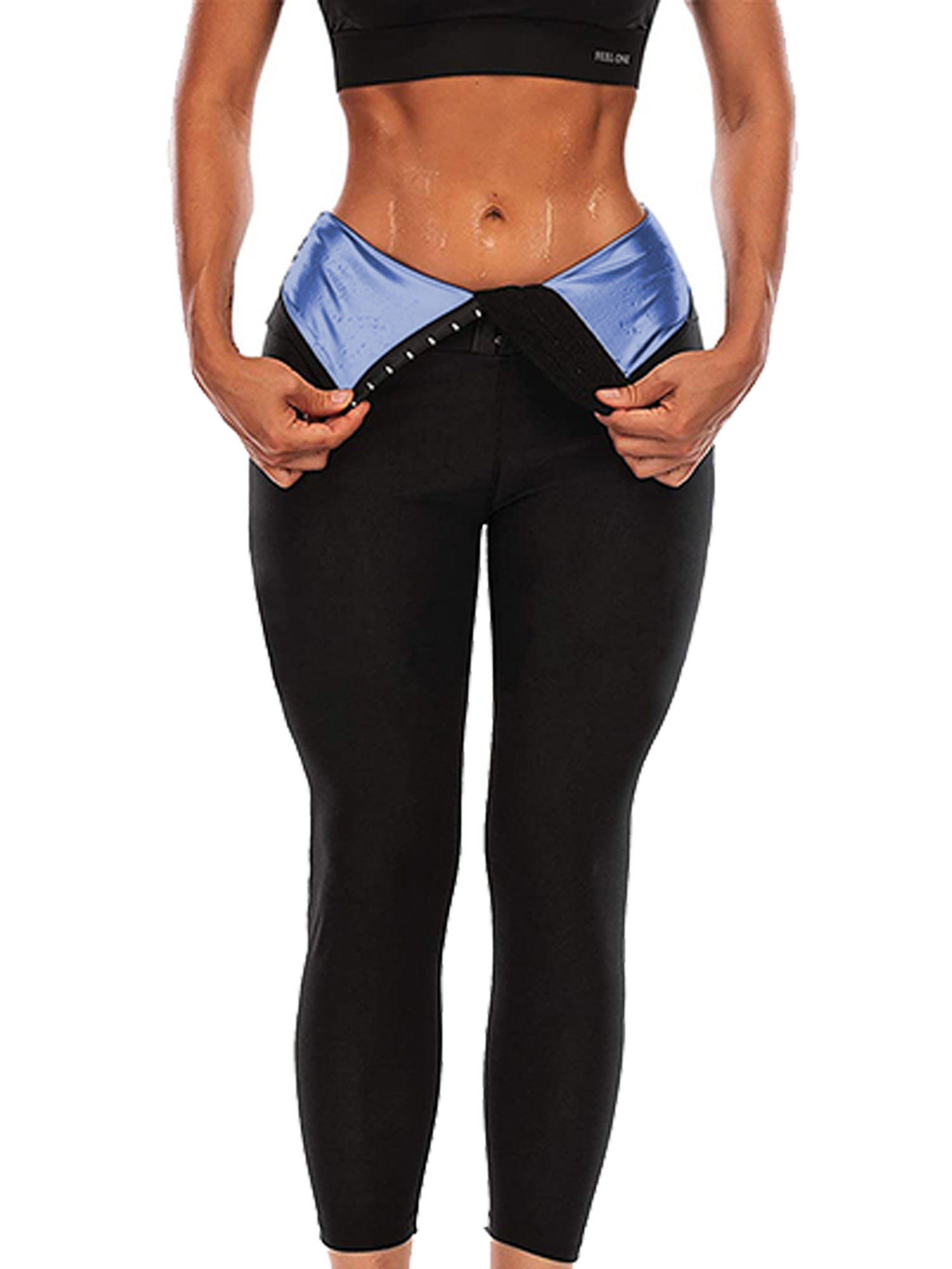 Workout Sauna Sweat Thermo Shorts Body Shaper Neoprene Athletic Yoga Pants Gym Z