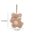 thumbnail image 3 of Brown Car Towel with Bear Rabbit Design, Thickened Absorbent Microfiber Cleaning Cloth for Car Vehicle Glass Wiping, Durable Lint-Free Auto Towel, 3 of 6