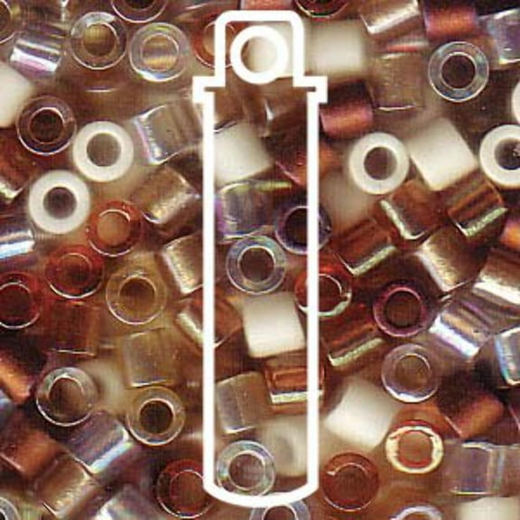 Honey Butter Mix Miyuki Delica Beads 8/0 DBL-MIX22-TB