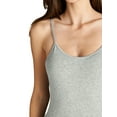 thumbnail image 5 of Active Basic Juniors & Women Scoop Neck Solid Cami Cotton Bodysuit with Snap Crotch Bottom & Adjustable Spaghetti Straps, 5 of 5