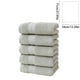 thumbnail image 3 of Manta para sofá, juego de 5 toallas de baño de algodón, gruesas, suaves y absorbentes, ideal para el hogar, regalo de toalla facial., 3 of 7