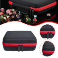 thumbnail image 1 of Bolsa para dados, estuche para dados, organizador portátil con asa, accesorios, capacidad para 70 dados poliédricos, caja de almacenamiento multiusos Rojo, 1 of 8