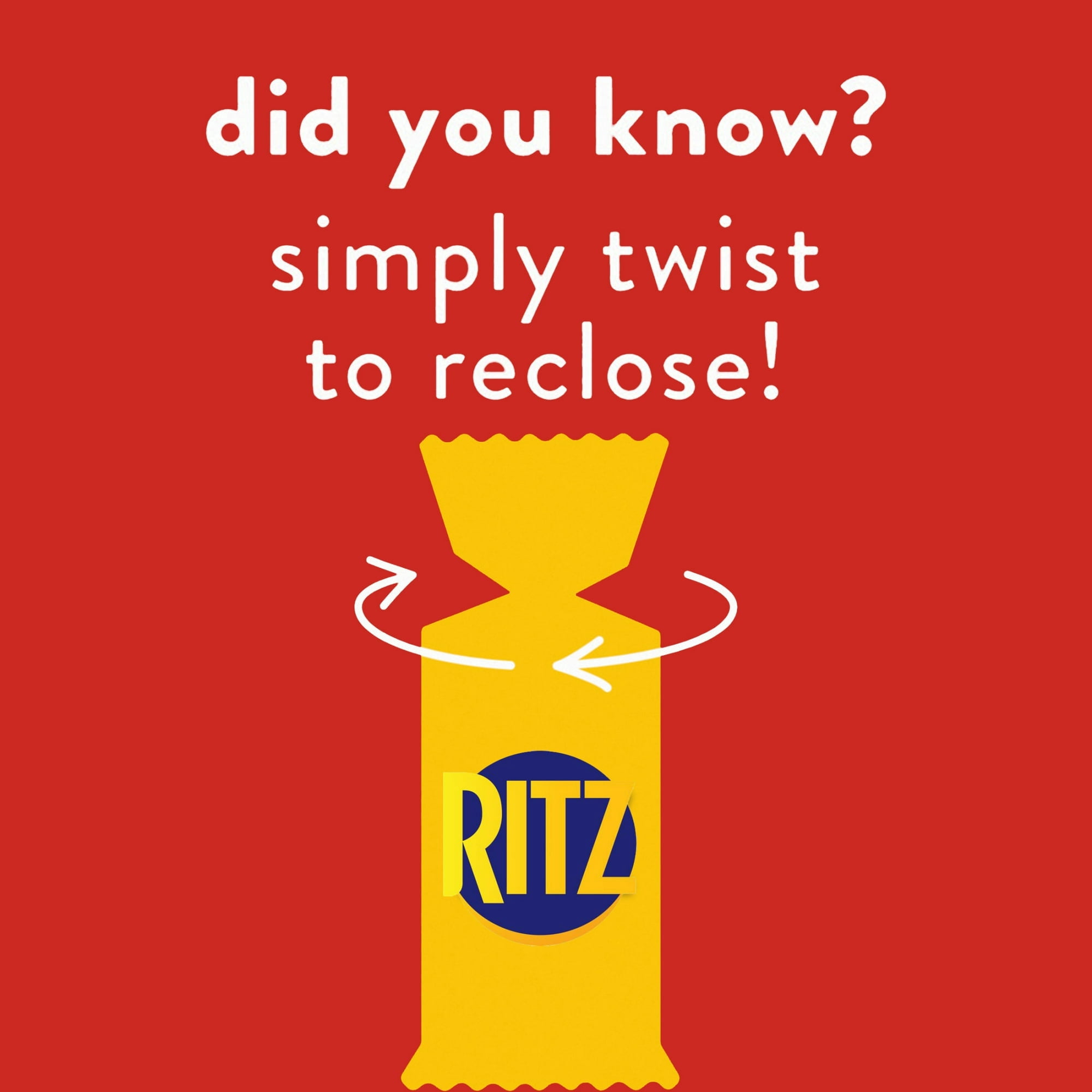 RITZ Garlic Butter Crackers, Snacks for Kids and Adults, Lunch Snacks, 13.7 oz