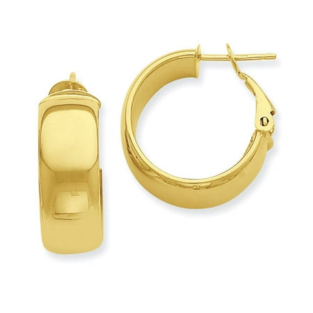 Versil 14k Yellow Gold Hoop Earrings