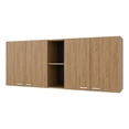 thumbnail image 1 of Pemberly Row Wall Cabinet kitchen in Melamine with 4 Doors Natural Oak, 1 of 4