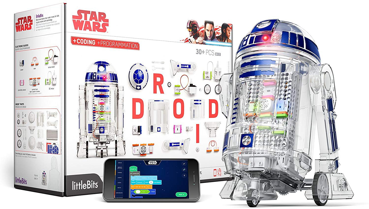 NEW LittleBits  680-0011-EU Kids Star Wars Droid Inventor Customizable Kit