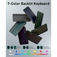 thumbnail image 3 of Funda Negra con Teclado Retroiluminado y Mouse para Samsung Tab A11/A9 8.7", 3 of 9
