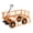 500 lb | Orange, variant on 500 lbs Heavy Duty Steel Garden Cart Wagon – 3.33 Cu Ft Utility Yard Dump Cart, 10" All-Terrain Wheels, 180° Rotating T-Handle, Removable Sides, for Lawn, Garden, Farm