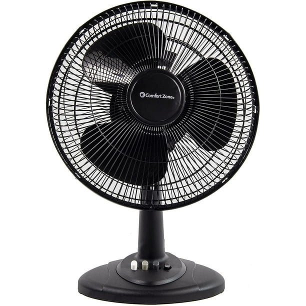 Ventilador de mesa Comfort Zone CZ161BK 40 cm oscilante 3 velocidades