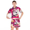 thumbnail image 6 of Boys Hazbin Hotel Short Sleeve Mesh T-Shirt And Shorts Outfit Set Summer Clothes Set for Kids, 6 of 7