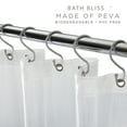 thumbnail image 3 of Bath Bliss Premium Shower Curtain Liner in Super Clear (72" x 72"), 3 of 9