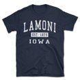 thumbnail image 1 of Lamoni Iowa Classic Established Men's Cotton T-Shirt, 1 of 1