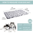 thumbnail image 2 of Tapis de Cage pour Chien Réversible, Tapis de Cage pour Chien (Frais et Chaud), Lavable à la Machine, Tapis de Couchage pour Animaux de Compagnie pour Petits à XXX-Grands Chiens et Chats, 2 of 7