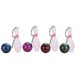 thumbnail image 1 of 8 Pcs 7x3CM Mini Bowling Keychain Creative Plastic Keyring Decoration Gift Hanging Ornament Keychain (Red/Green/Blue/Purple), 1 of 3