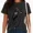 A-Black, variant on UNISHE Womens Acid Wash Vintage T-Shirts Reading Raven Crow Graphic Tees Casual Short Sleeve treetwear Tops Brown, S