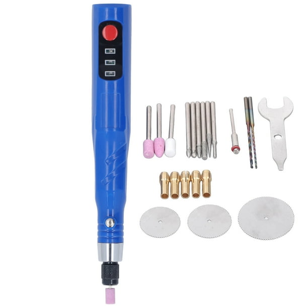 Herramienta de grabado eléctrica, pluma de grabado eléctrica, pluma de tallado portátil, pluma de tallado recargable, diseño a prueba de futuro NikouMX herramienta