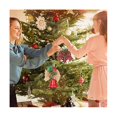 thumbnail image 1 of Adorno de campana de Navidad para puerta, adorno colgante para árbol de Navidad, adorno de campana con nudo de lazo para árbol, como se muestra, como se muestra, 1 of 5