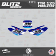 thumbnail image 3 of Kalair GFX Graphics Kit for Yamaha TTR125 (2000-2007) Blitz Series, 3 of 5