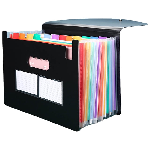 A4 Accordion File Folder 25 Compartments Organizer for Documents & Supplies Stylish Design Enhance Your Workspace Efficiency